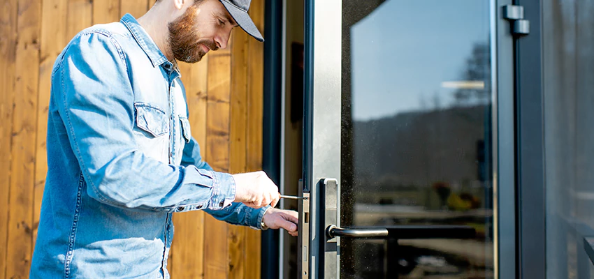 Frameless Glass Storefront Door Locks Replacement in Fremont, CA
